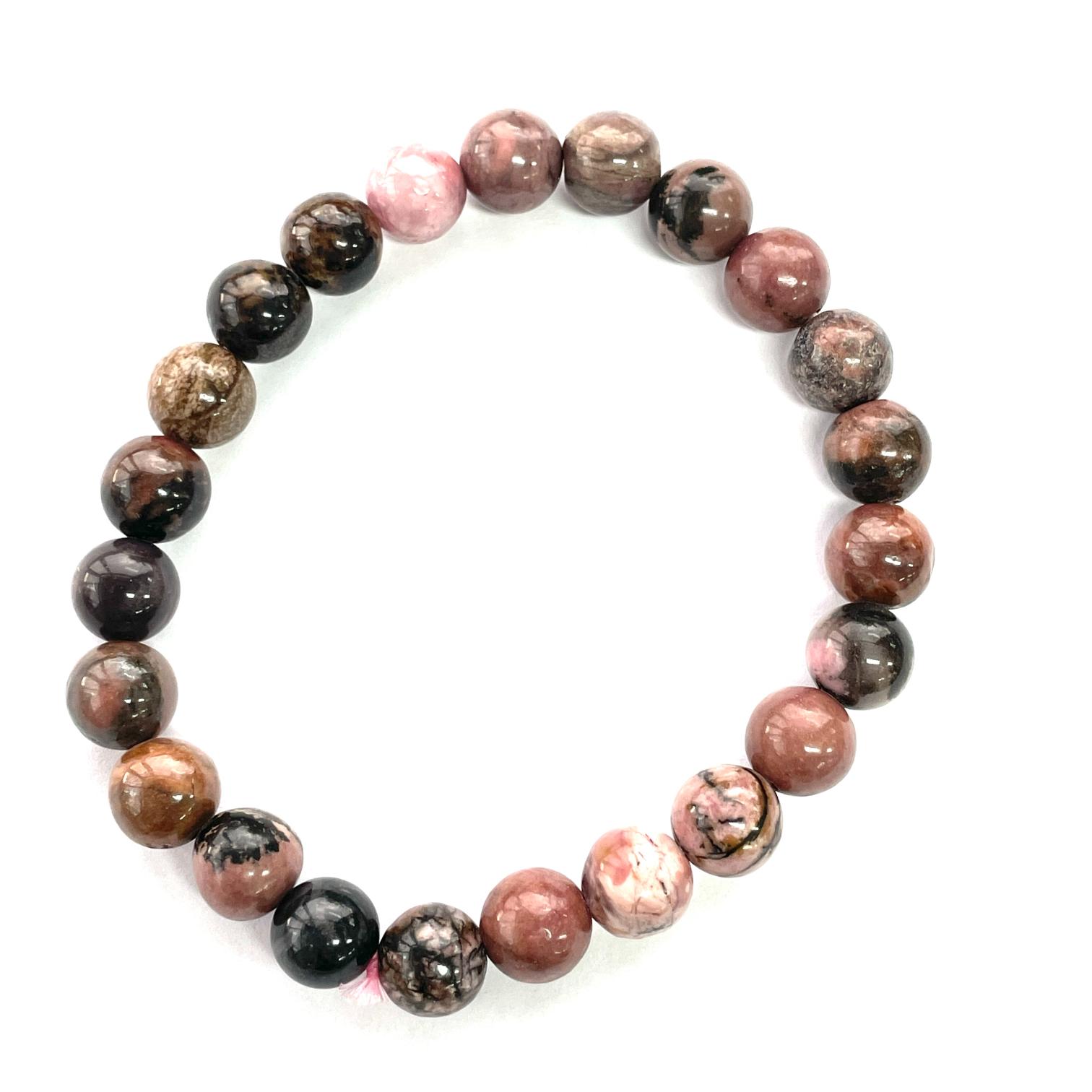 Rhodonite Beads Bracelet Rhodonite Beads Bracelet